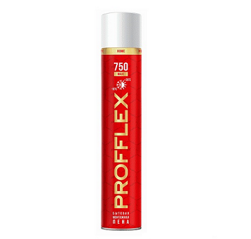  Пена монтажная бытов 750мл PROFFLEX MAXI 911534/70237