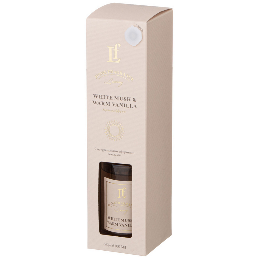 Аромадиффузор 100мл ароматический White Musk&Warm Vanilla 625-112