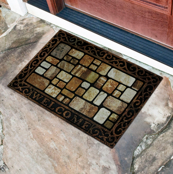  Коврик 45*75см влаговпит флокир 6623-03 Касл 11395