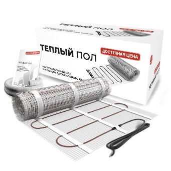  Нагревательный мат для теплого пола 5м2/650Вт двухжил НМ-5,0/650 Grandeks
