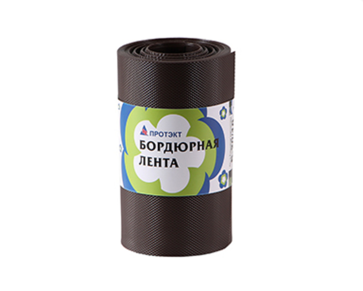  Лента бордюр 20смх9м прямая корич БЛ-20/9*