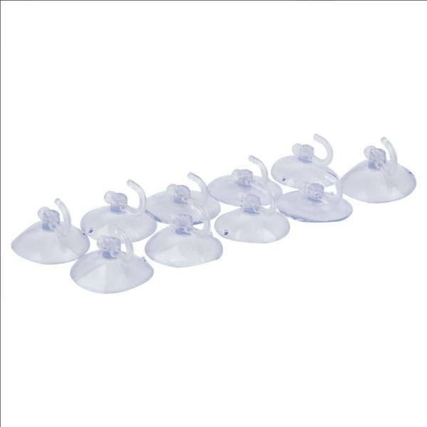  Присоски для монтажа гирлянд 10шт прозрачные UCC-Y12 Polybag