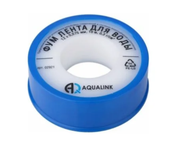  Лента-Фум 12мм*0,075мм*10м для воды 02921 Aqualink