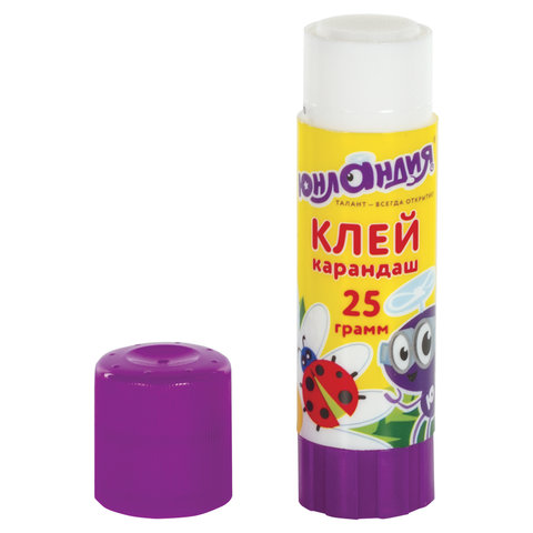  Клей-карандаш Юнландия "Юнландик и Божья Коровка" 25г 227612/271137