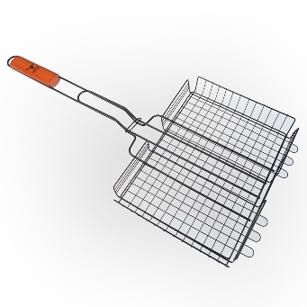  Решетка-гриль 65х(23х30х4)см антипригар.покр 104-002 Grillboom 