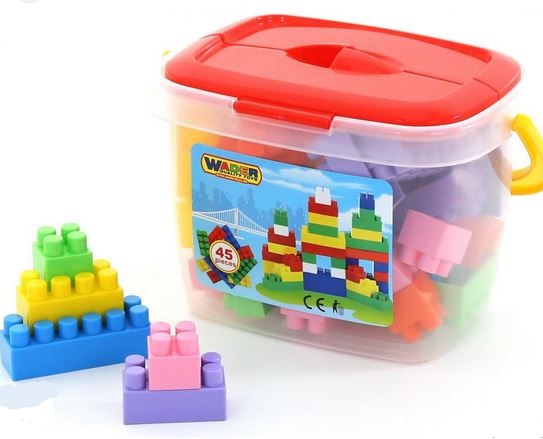  Конструктор Строитель 45 эл 41845