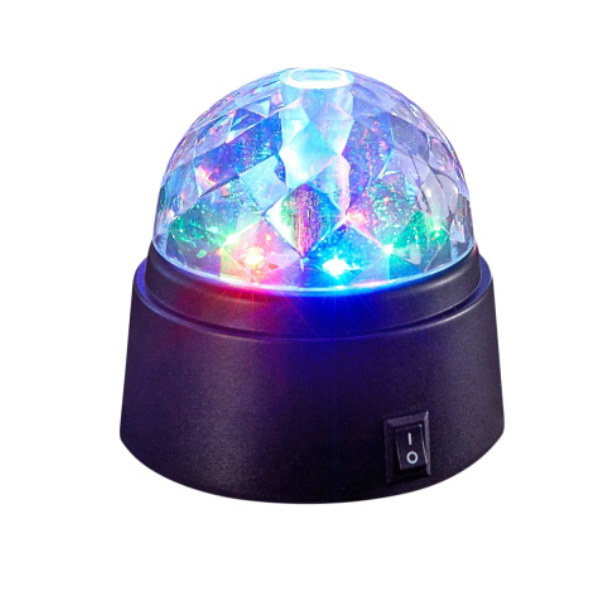  Шар Диско 6 разноцв LED ламп 3*АА 55130 Vegas