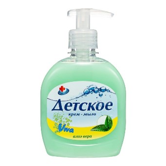  Жидкое крем-мыло 300г детское Аромика Viva антибак Ромашка с дозатором