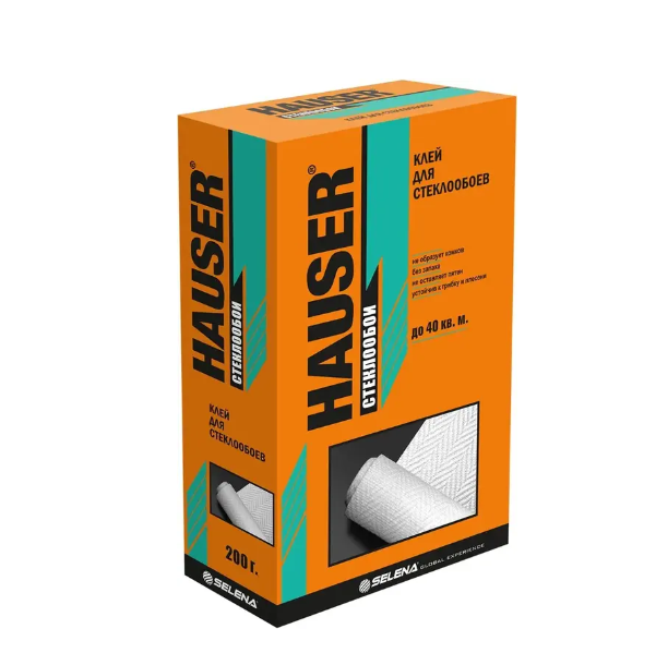  Клей обойный 200г стеклообои HAUSER 