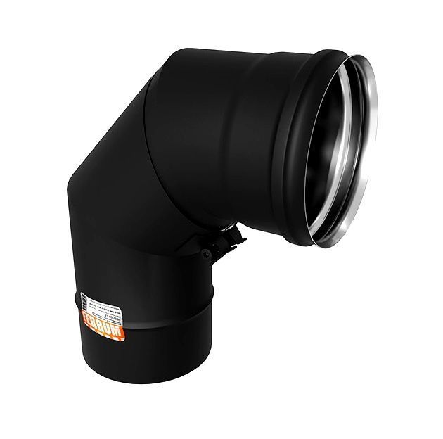  Юбка 430/0,5 мм эмаль черная до 600° D200 Ferrum