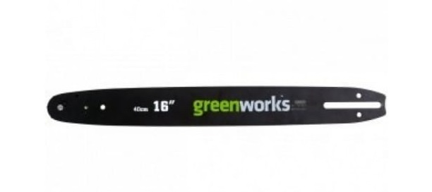  Шина 40см для цепных пил Greenworks 29757