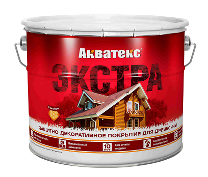  Защитно-декоративное покрытие Акватекс-Экстра бесцв 9л арт.91655 Рогнеда 