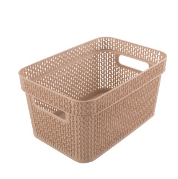  Корзина 5л Ajur для хранения, кофейный цвет BQ4112КФ