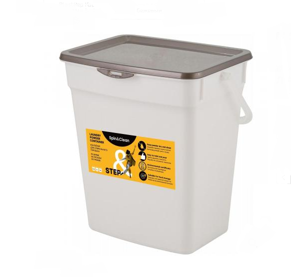  Контейнер 6л д/стир.порошка Step антрацит SC140710003