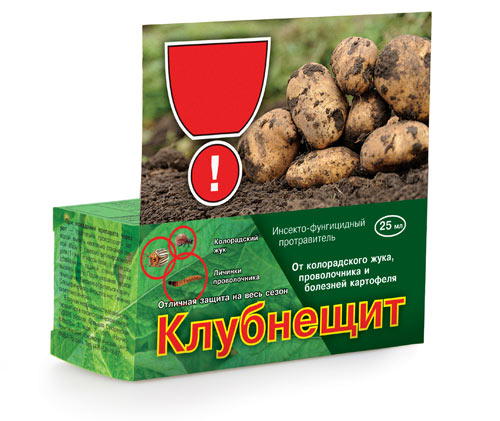  Клубнещит 25мл обработка клубней от колорадского жука, проволочн, и болезней ВХ (у30)