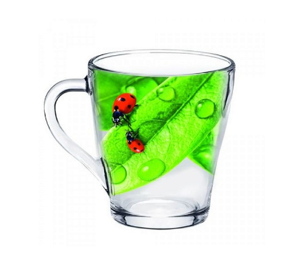  Кружка 250мл.Зеленый лист 1649-Д