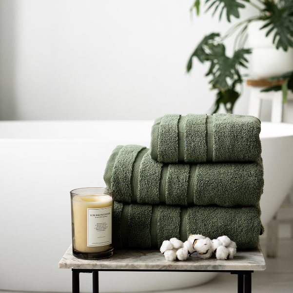  Полотенце 100*150 махр ГАРМОНИЯ КИПАРИСОВЫЙ 3153 Ла Прима 100% егип.хлопок,плотность:460 