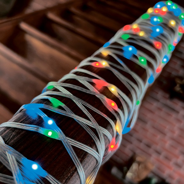  Гирлянда св/д полоса 10м 100LED IP20 разноцв/провод прозрачный ULD-S1000-100/DTA Multi Uniel