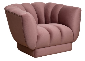  Кресло Fabio велюр розовый Colton 007-ROS 104х96х74см GARDA DECOR