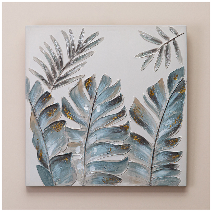  Картина 60*60см Листья папоротника 534-214-2