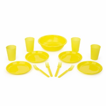  Набор для пикника на 4 персоны бежевый М7529