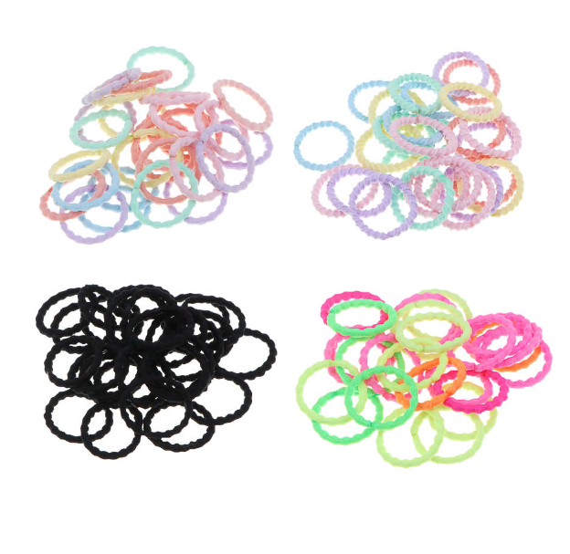  Набор резинок для волос 25шт 322-026 нейлон ЮниLook