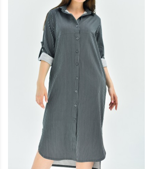  Платье жен. Морское р.46 черный графит 1923-К