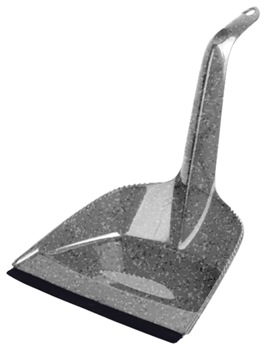  Совок для мусора Grenada высок.ручка гранит св-серый 221221221/02