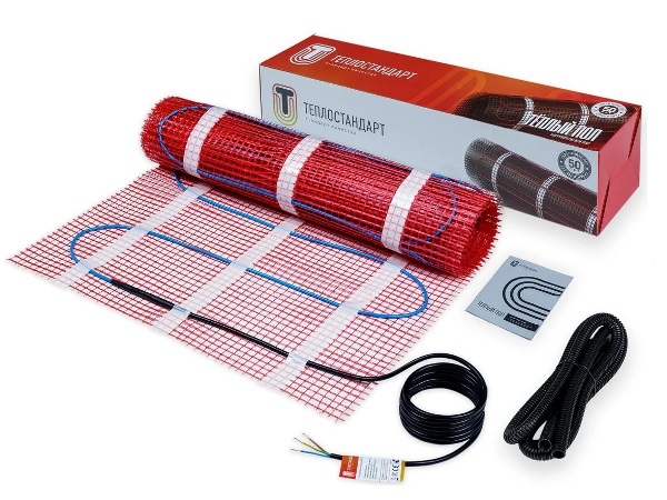  Нагревательный мат для теплого пола 1м2/150Вт TPS-1,0/150 