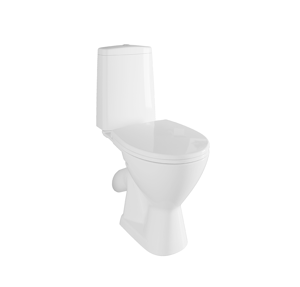  Унитаз-компакт 2й слив м/лифт Just S-KO-JUS031-3/6-PL-w Cersanit