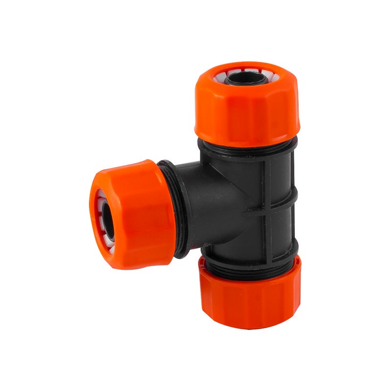  Тройник для шланга 1/2"-3/4"-3/4"  цанговый 4039-00 Жук
