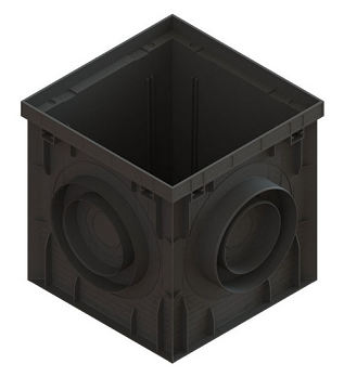  Дождеприемник PolyMax Basic ДП-30.30.30-ПП пластиковый 8370-М