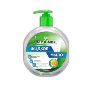  Жидкое мыло 0,5л MORINEL аромат апельсина MSO-500 (уп.24)