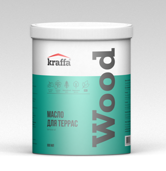  Масло для террас 0,9л Kraffa
