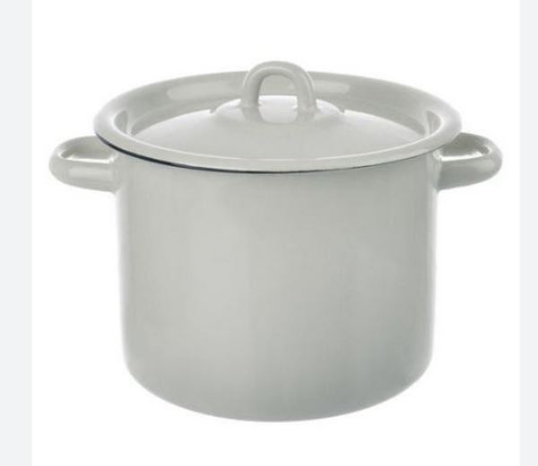  Кастрюля эмалир. 3,5л светлая С41612