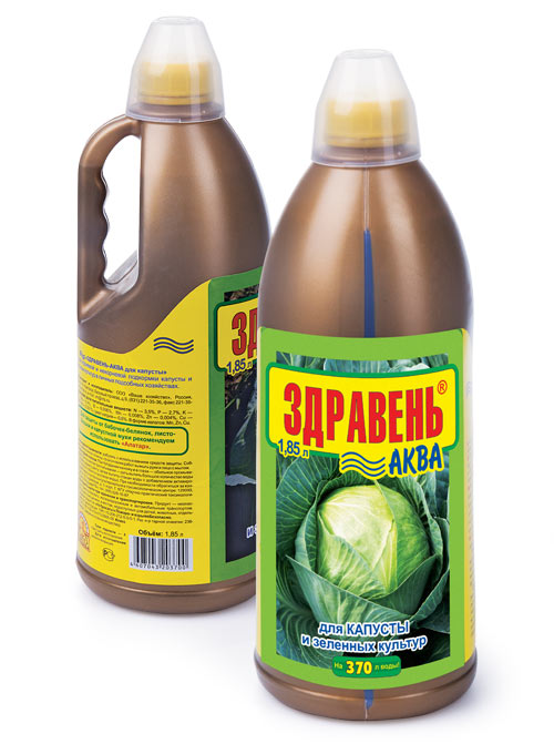  Удобрение для капусты Здравень Аква 1,8л с мерн. стаканом ВХ (у6)