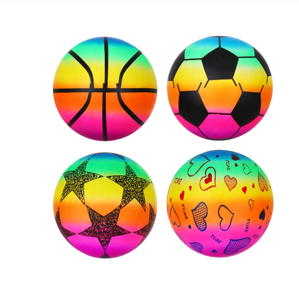  Мяч 25см Яркий день ПВХ 262-145 4 цвета