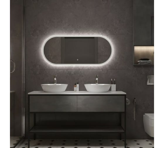  Зеркало 500*1200мм багет Б55