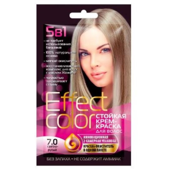  Краска для волос 7.0 светло-русый Effect Color 4918