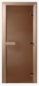  Дверь банная 170х70см Бронза 8мм стекло DoorWood DW01481/DW01484
