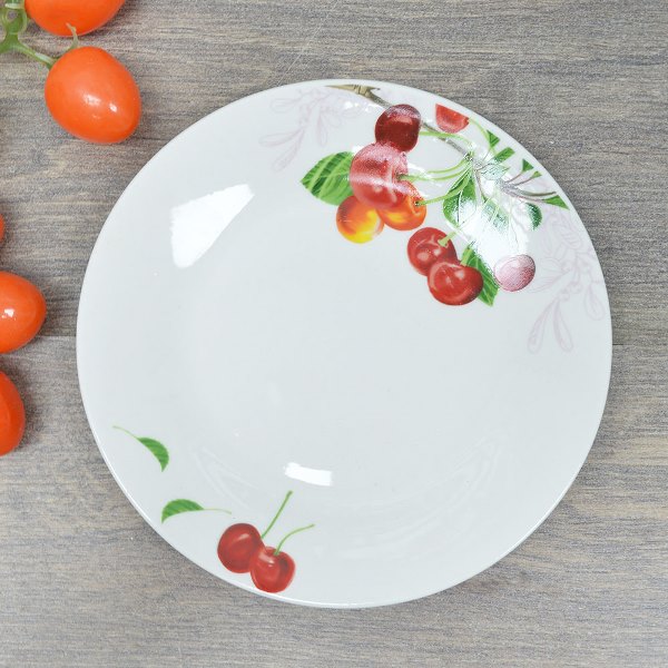  Тарелка десерт 18см Sweet cherry ZX2434-7FP