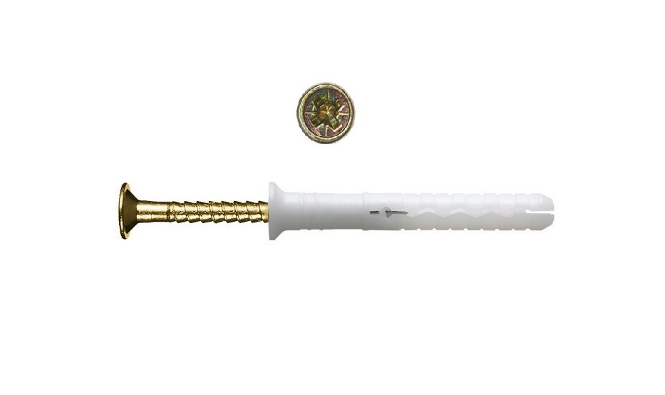  Дюбель-шуруп 6х60 потайн.бортик (п/п.100/200шт) штучно