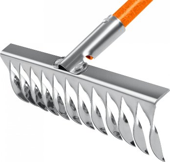  Грабли витые 12зуб 380х100х1530мм фибергл.черенок 39482-12 PS-12 Fiber Grinda
