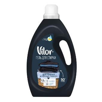 Гель для стирки Vilor 1,5л черн.ткани 26728