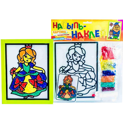  Набор для творчества Насыпь-Наклей Золушка 511-573