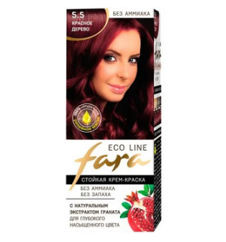  Краска для волос Фара Eco Line 5,5 Красное дерево 