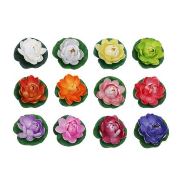  Кувшинка декоративная для пруда 10,5см ПВХ Inbloom 171-027
