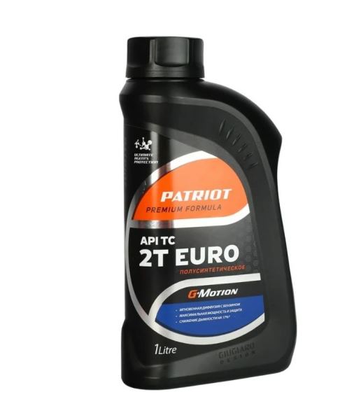  Масло 2-х тактное 1л полусинтетическое 2T  Patriot G-motion Euro