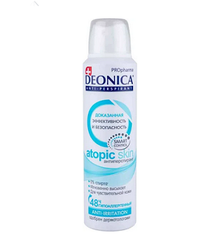  Дезодорант спрей 150мл Deonica PROpharma Atopic Skin