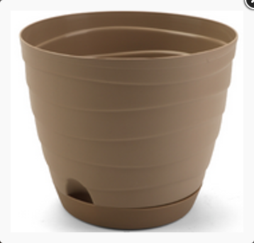  Горшок для цветов 1,7л Бриз темно-бежевый Радиан